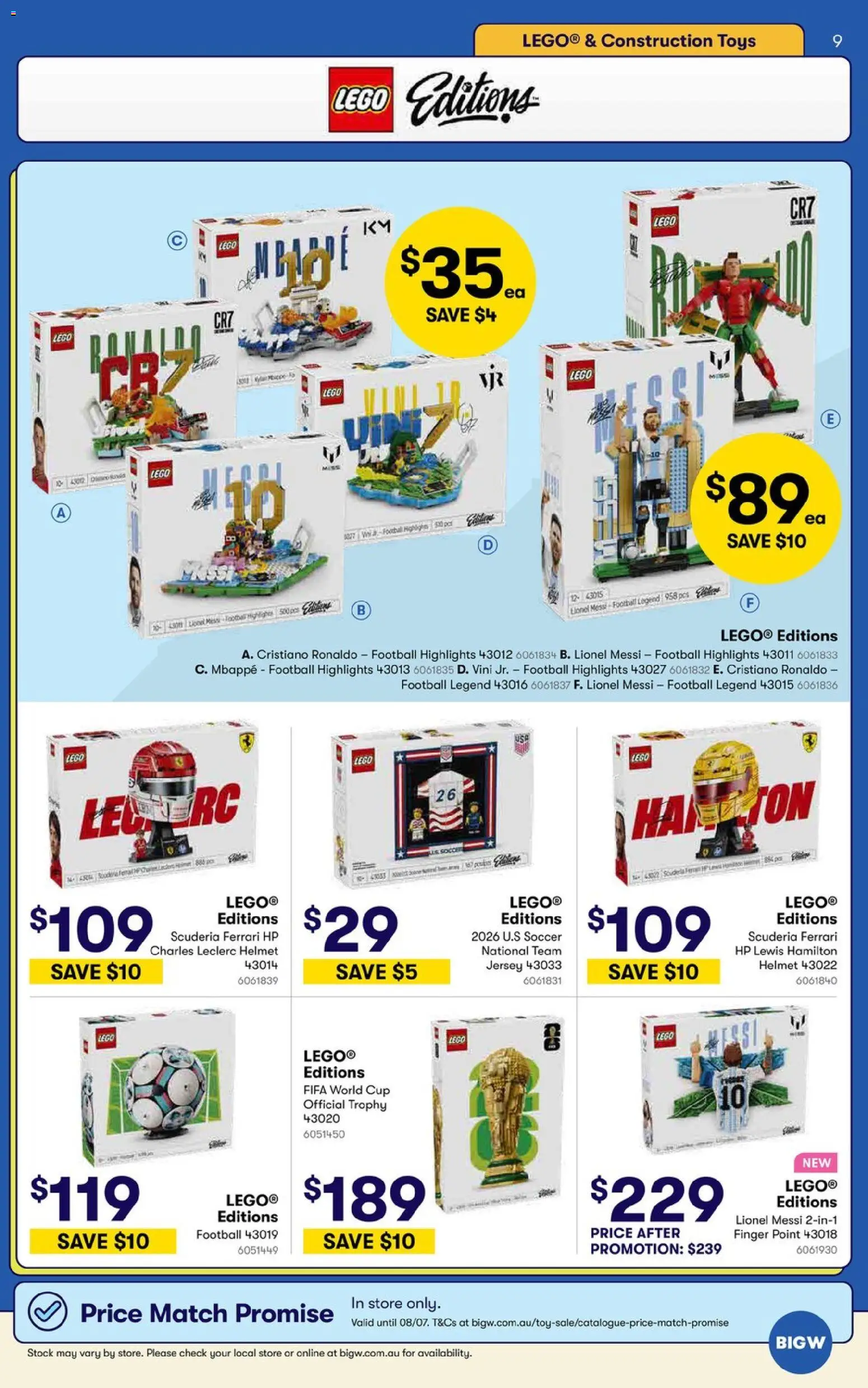 Big W catalogue - valid from 09.06.2026 | Page: 9 | Products: Jersey, Pc