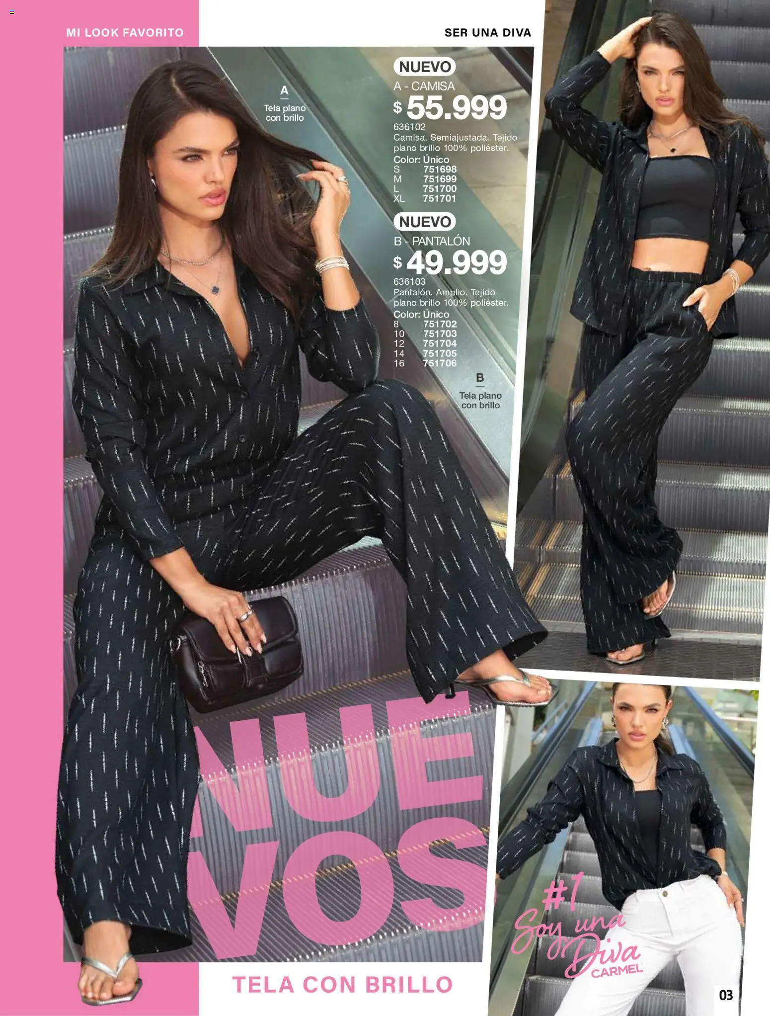 Carmel revista - valida desde el 01/10/2026 | Página: 3 | Productos: Brillo, Camisa