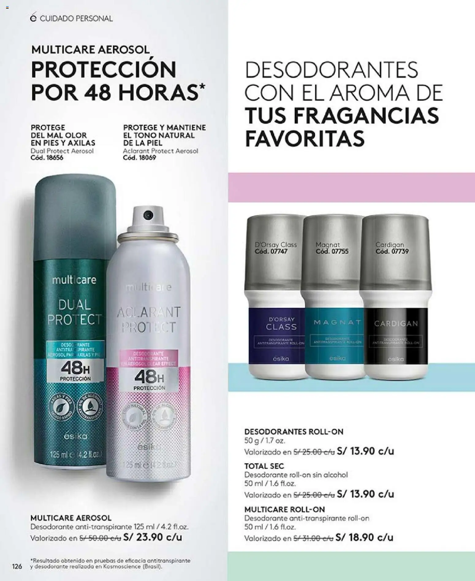 Catálogo Ésika válido desde 04/04/2026 | Página: 138 | Productos: Desodorante, Antitranspirante