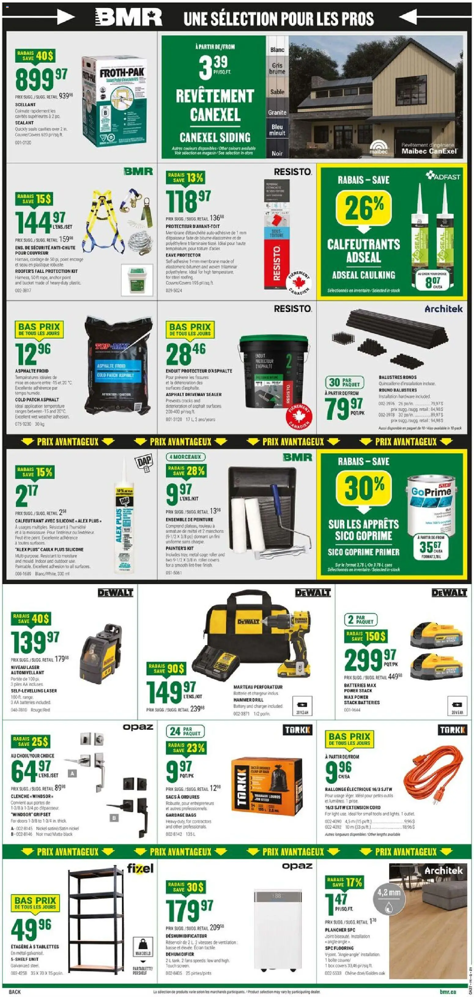 BMR flyer valid from Sep 10, 2026 | Page: 2 | Products: Tools, Shelf, Box, Battery