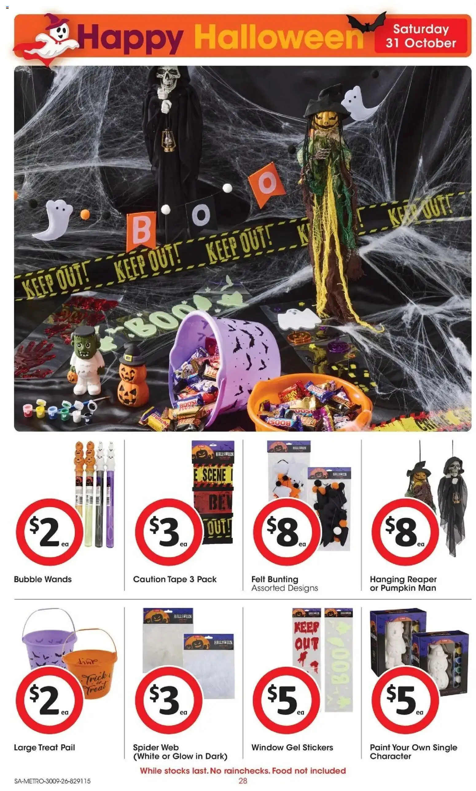 Coles catalogue - valid from 30/09/2026 | Page: 28 | Products: Food, Window, Pumpkin, Decoration