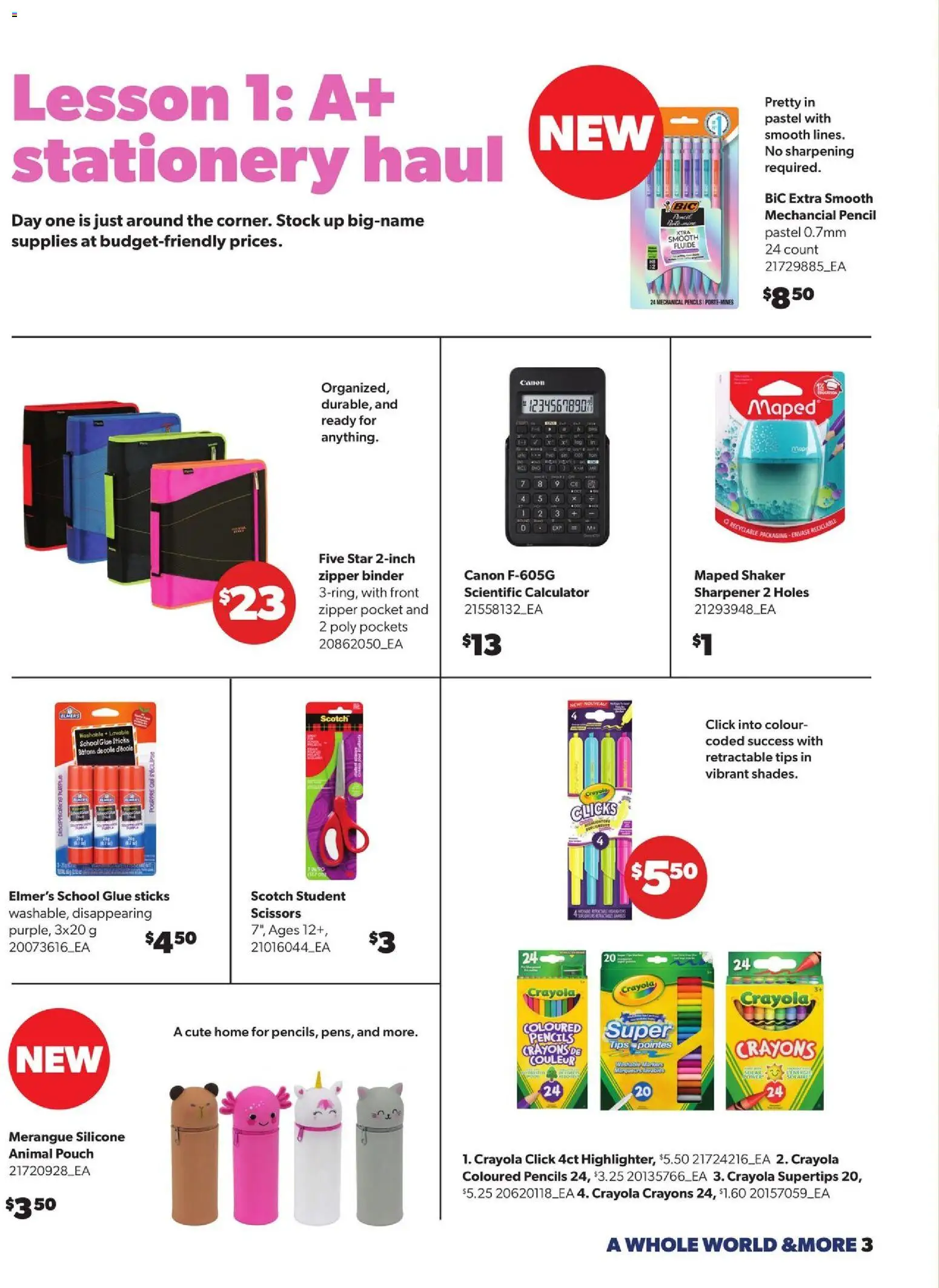Real Canadian Superstore flyer valid from Aug 6, 2026 | Page: 3 | Products: Calculator