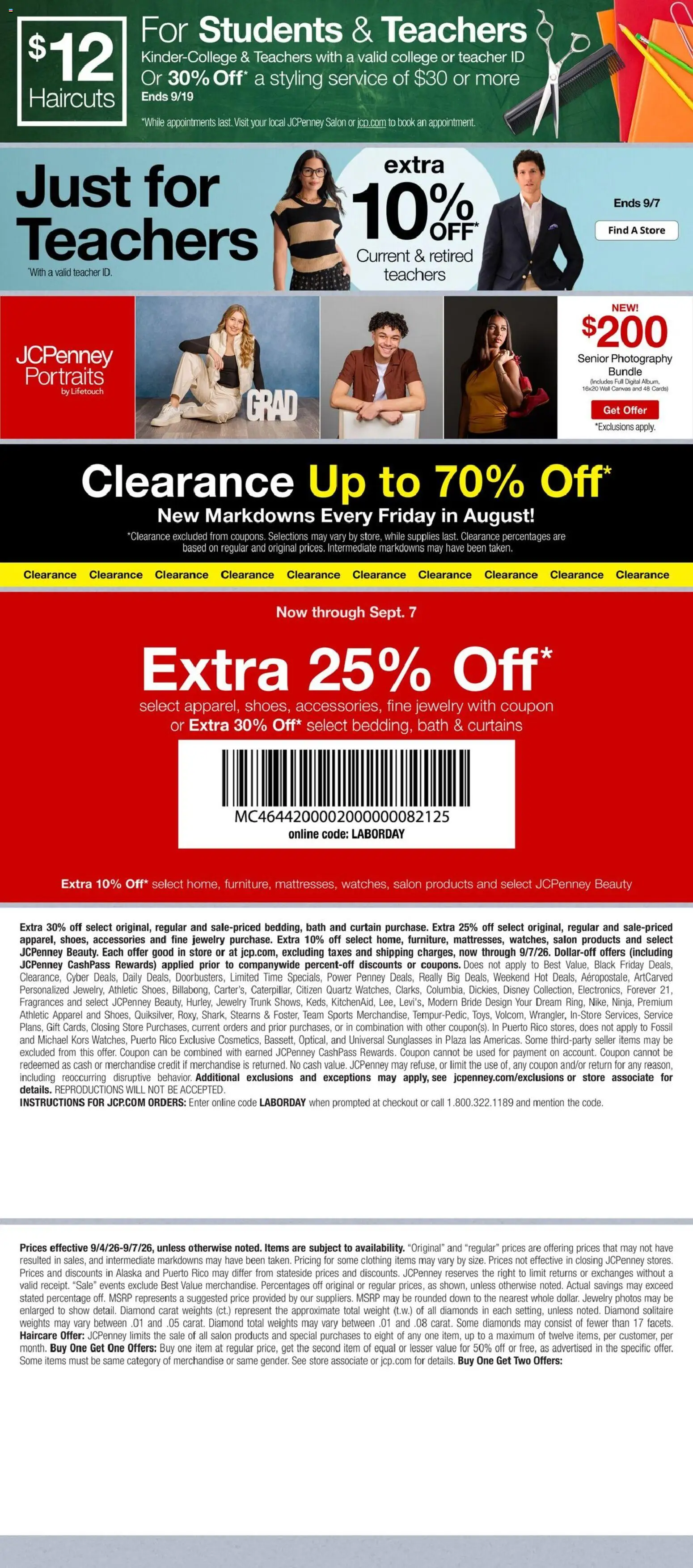 JCPenney Ad - valid from 09/04/2026 | Page: 8 | Products: Canvas, Bath, Weight