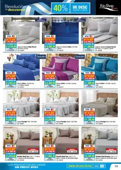 Vista previa Río Shop Deco catálogo válido desde el 26.05.2026 | Página: 19 | Productos: Funda de almohada, Sabanas, Almohada