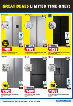 Preview of Harvey Norman Electrical Clearance - valid from 18/06/2026 | Page: 22 | Products: Water, Accessories, Fridge