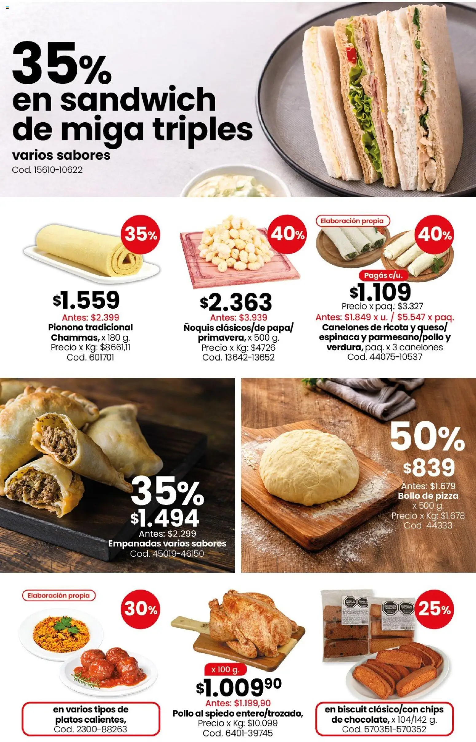 Coto - Ofertas │ válido desde el 29/06/2026 | Página: 5 | Productos: Pollo, Pizza, Ñoquis, Espinaca