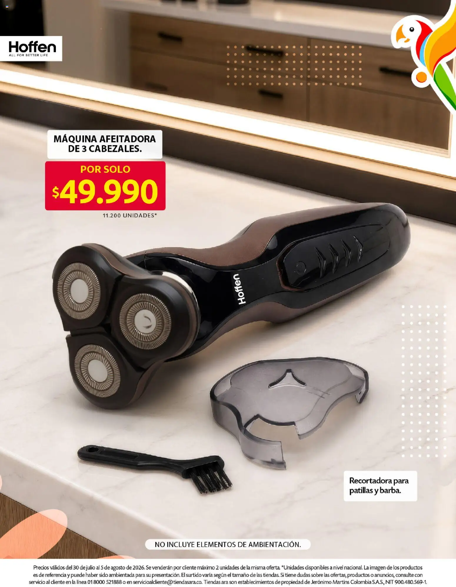 Ara revista - valida desde el 30/07/2026 | Página: 16 | Productos: Afeitadora, Sobre