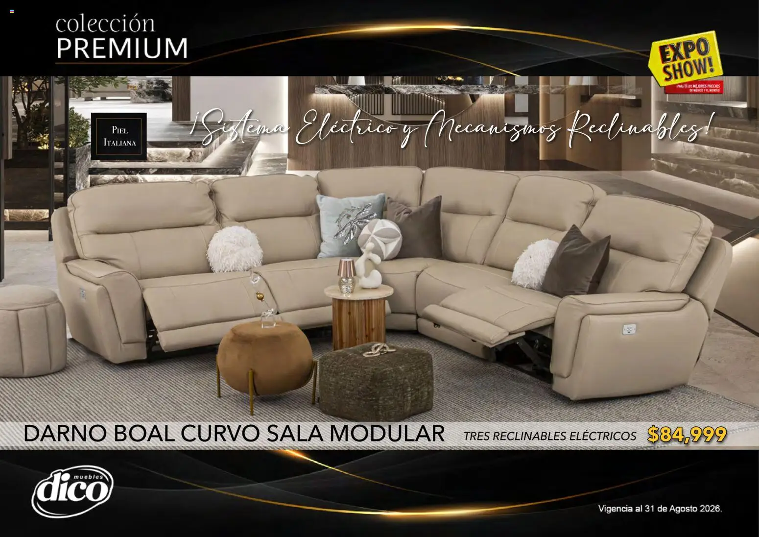 Nuevas ofertas de Muebles Dico válidas en toda la República Mexicana desde el 01/08/2026. ¡Encuentra las mejores ofertas en Muebles Dico catálogo Colección Premium! | Página: 68 | Productos: Modular
