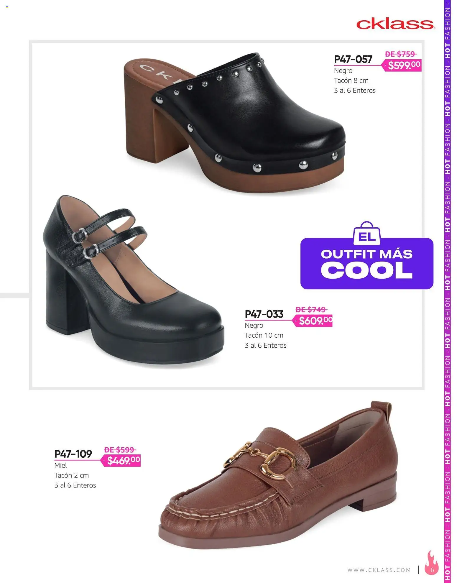 Nuevas ofertas de Cklass válidas en toda la República Mexicana desde el 03/08/2026. ¡Encuentra las mejores ofertas en Cklass catálogo Hot Fashion Calzado! | Página: 7