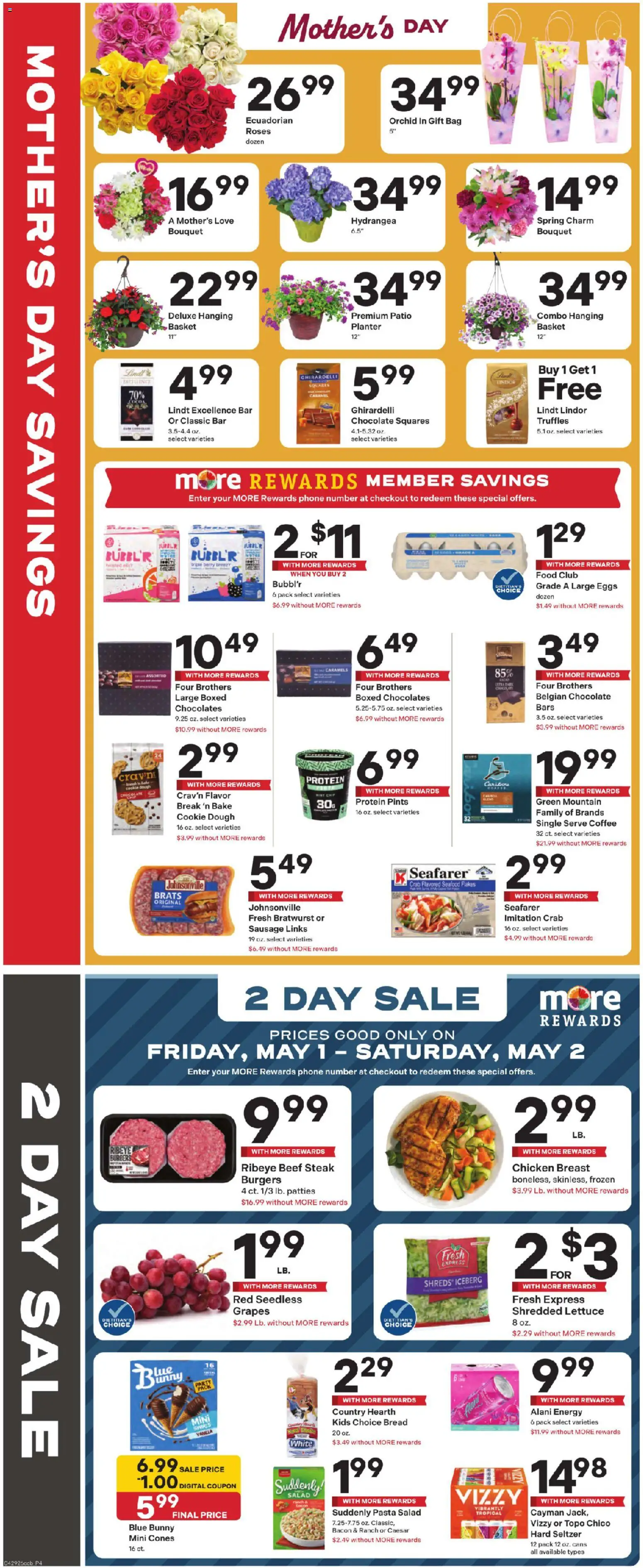 Coborn's Weekly Ad - valid from 29.04.2026 | Page: 4 | Products: Beef, Flakes, Seafood, Bag