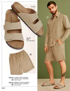 Vista previa de Cklass catálogo Ropa caballero, nuevo folleto de la tienda, válido en México a partir del 08/07/2026 | Página: 102 | Productos: Camisa, Café, Algodón, Bermuda