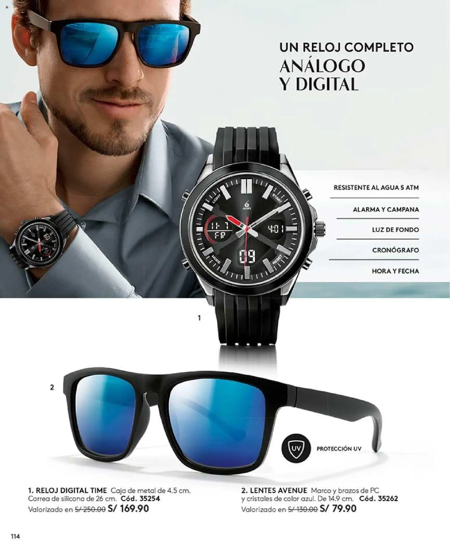Catálogo Ésika válido desde 02/08/2026 | Página: 126 | Productos: Caja, Reloj, PC, Agua