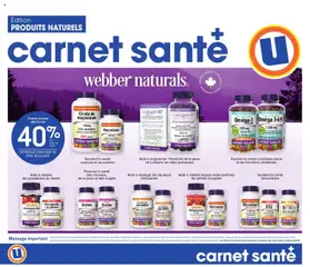 Preview of Uniprix - Carnet santé from shop Uniprix valid from Oct 1, 2026