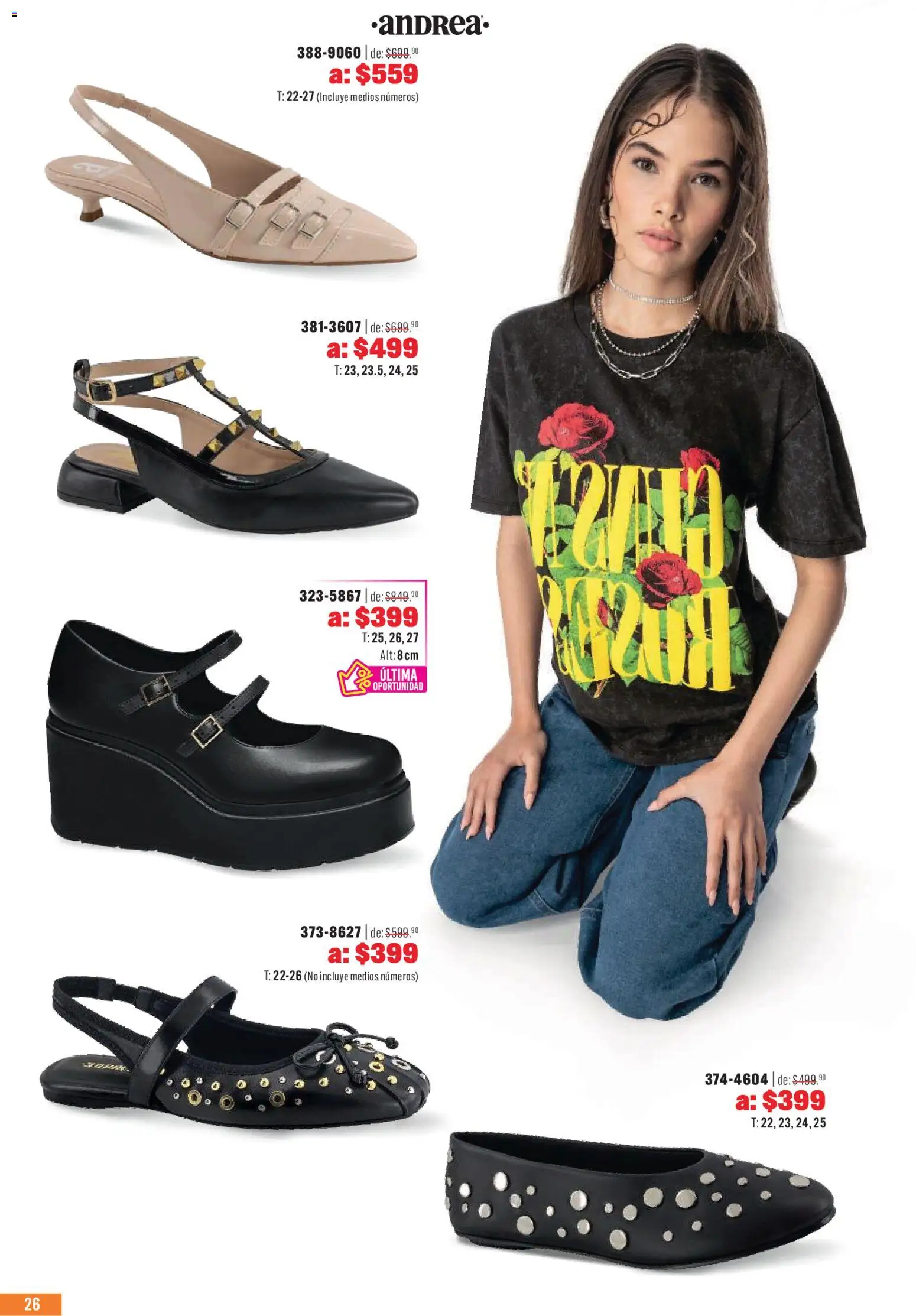 Nuevas ofertas de Andrea válidas en toda la República Mexicana desde el 03.05.2026. ¡Encuentra las mejores ofertas en Andrea catálogo Outlet! | Página: 26