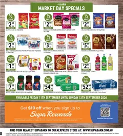 Preview of Supabarn catalogue - valid from 09/09/2026 | Page: 8 | Products: Protein, Lollies, Ice cream, Magnum ice cream