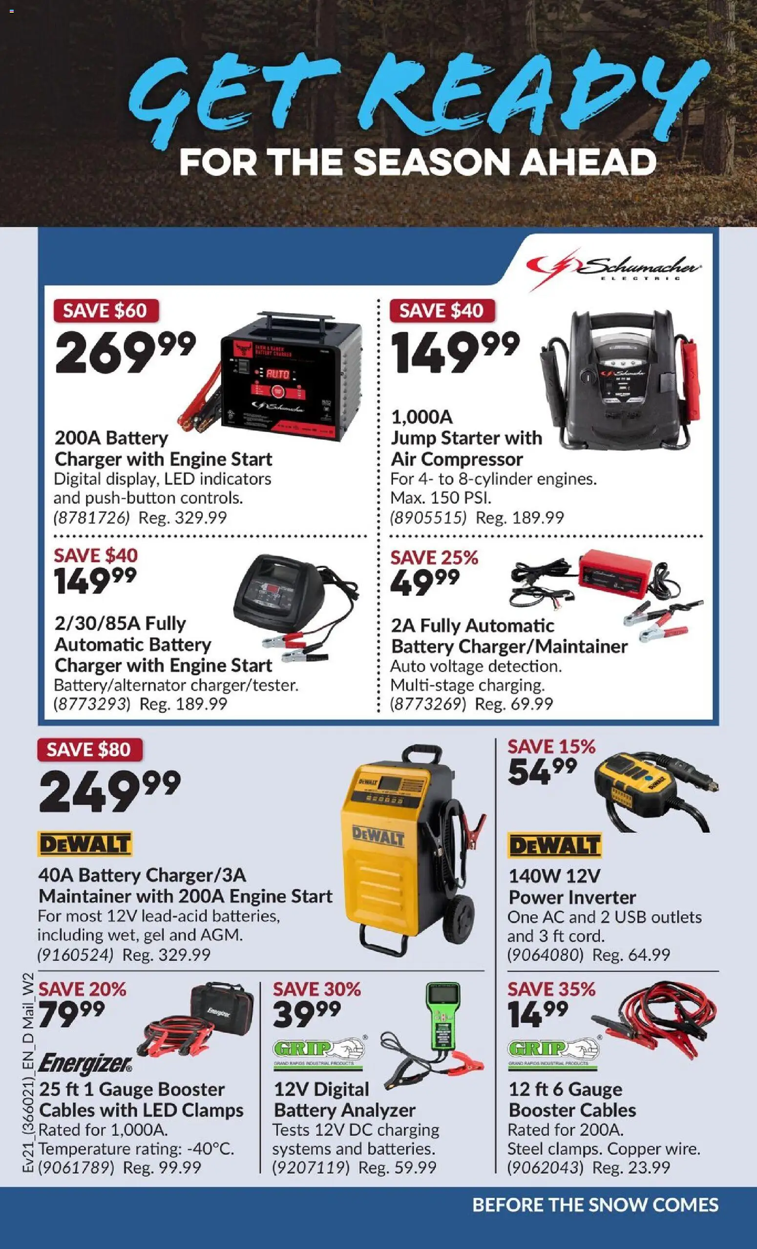 Princess Auto flyer valid from Oct 6, 2026 | Page: 5 | Products: Compressor, Air compressor, Battery