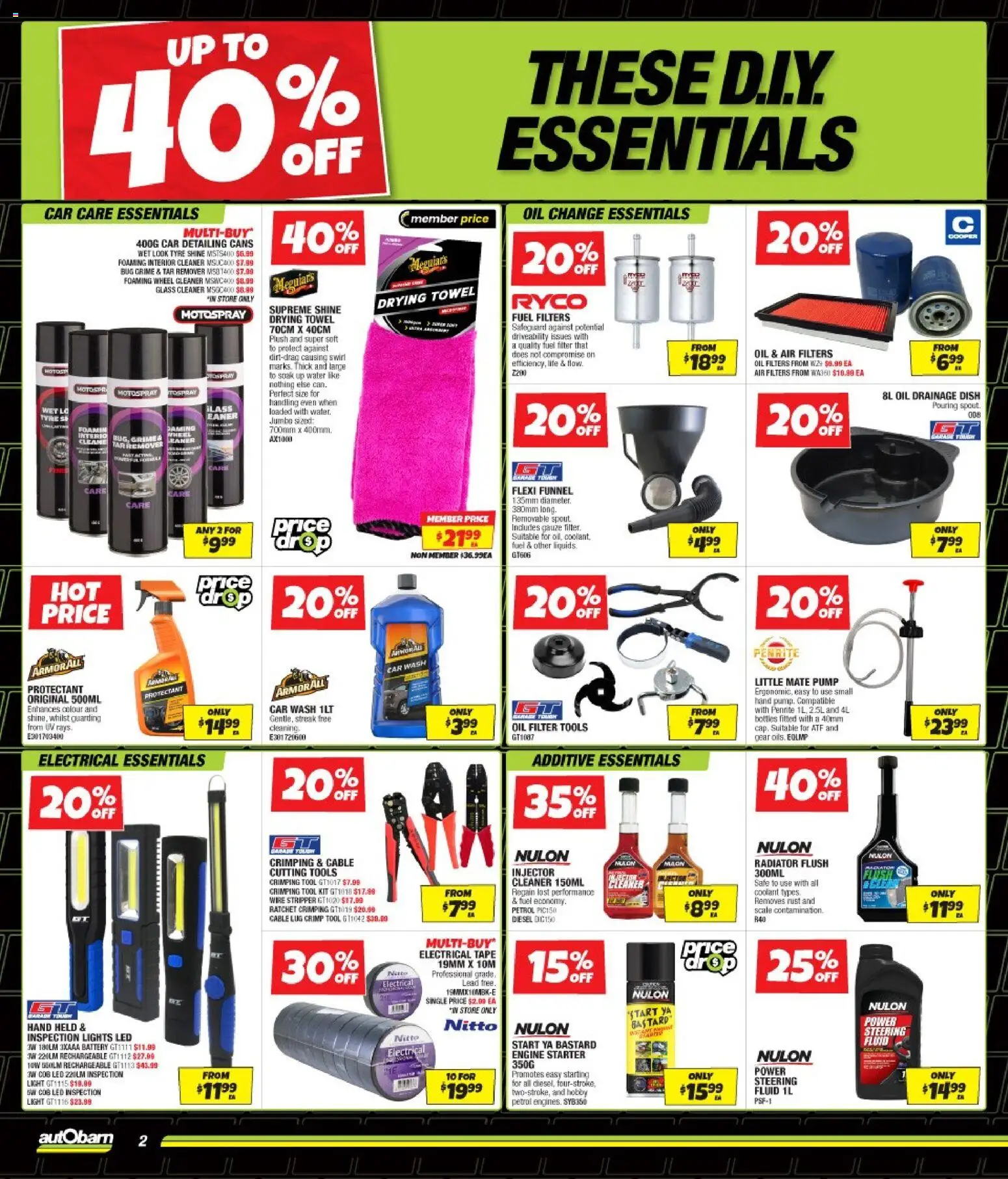 Autobarn catalogue - valid from 01/07/2026 | Page: 2 | Products: Light, Radiator, Safe, Tools