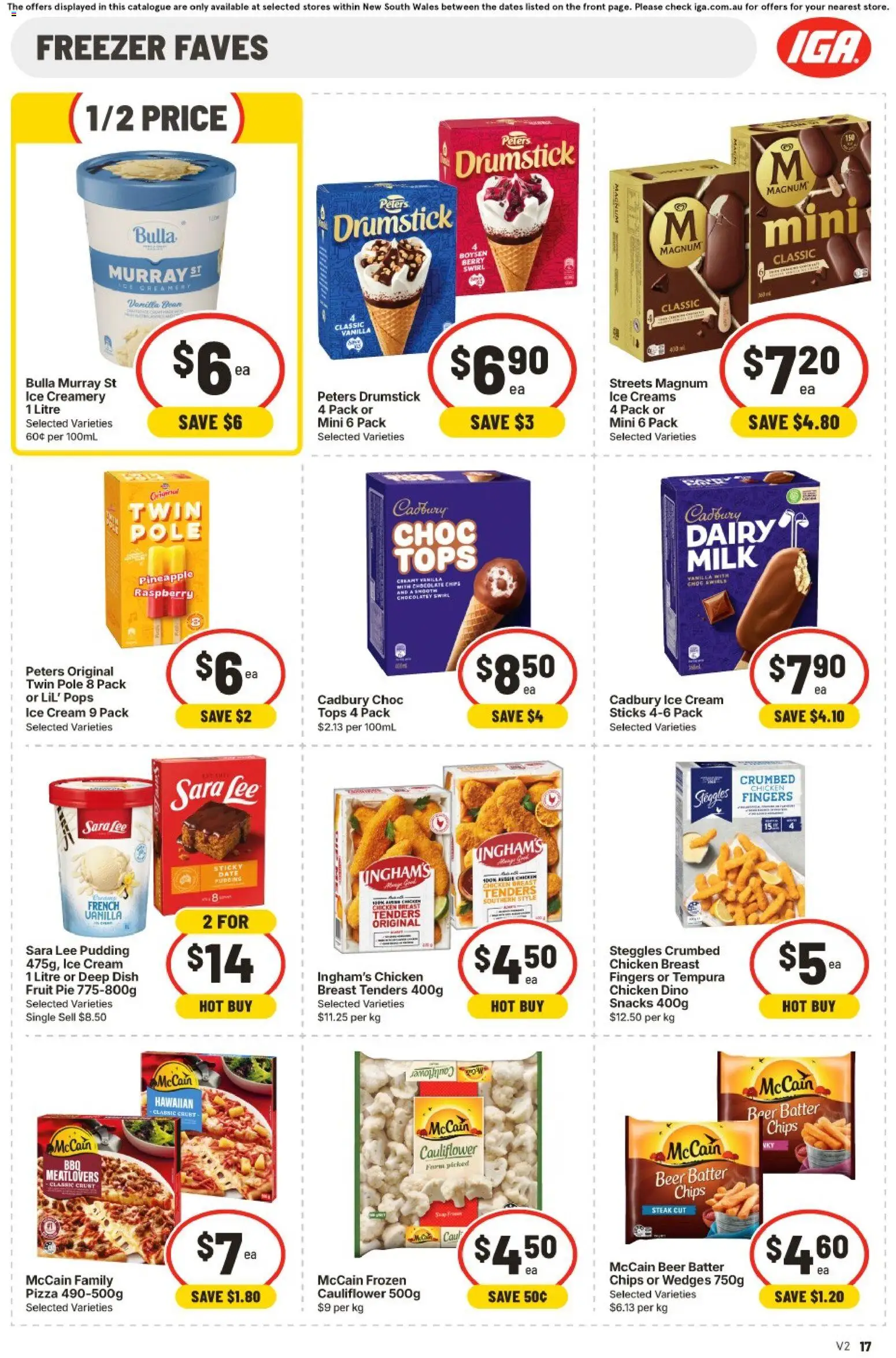 IGA catalogue - valid from 08/07/2026 | Page: 15 | Products: Dairy, Beer, Chips, Ice cream