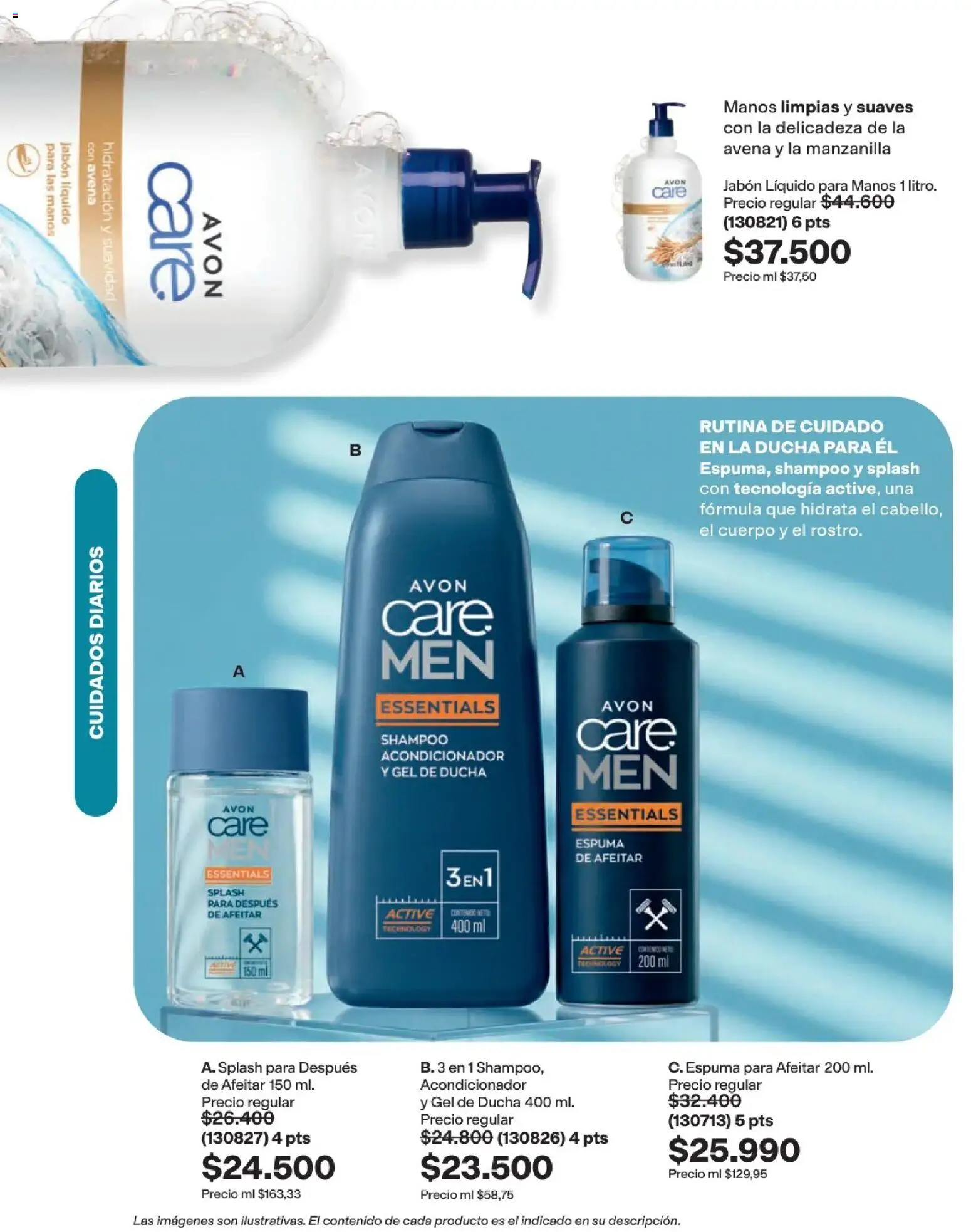 Avon revista - valida desde el 29/07/2026 | Página: 142 | Productos: Avena, Shampoo, Acondicionador, Gel de ducha