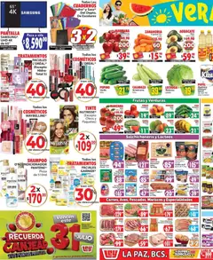 Vista previa de Casa Ley folleto Las ofertas de frutas y verdunas, nuevo folleto de la tienda, válido en México a partir del 25/07/2026 | Página: 2 | Productos: Durazno, Aguacate, Body, Acondicionador