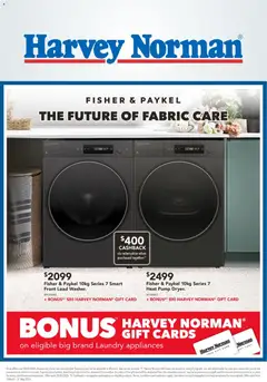 Harvey Norman Deals on Laundry preview  - valid from 16.05.2026