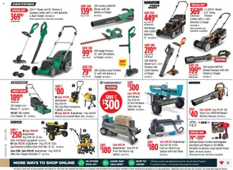 Preview of Canadian Tire weekly flyer from shop Canadian Tire valid from 04.06.2026 | Page: 15 | Products: Mower, Battery