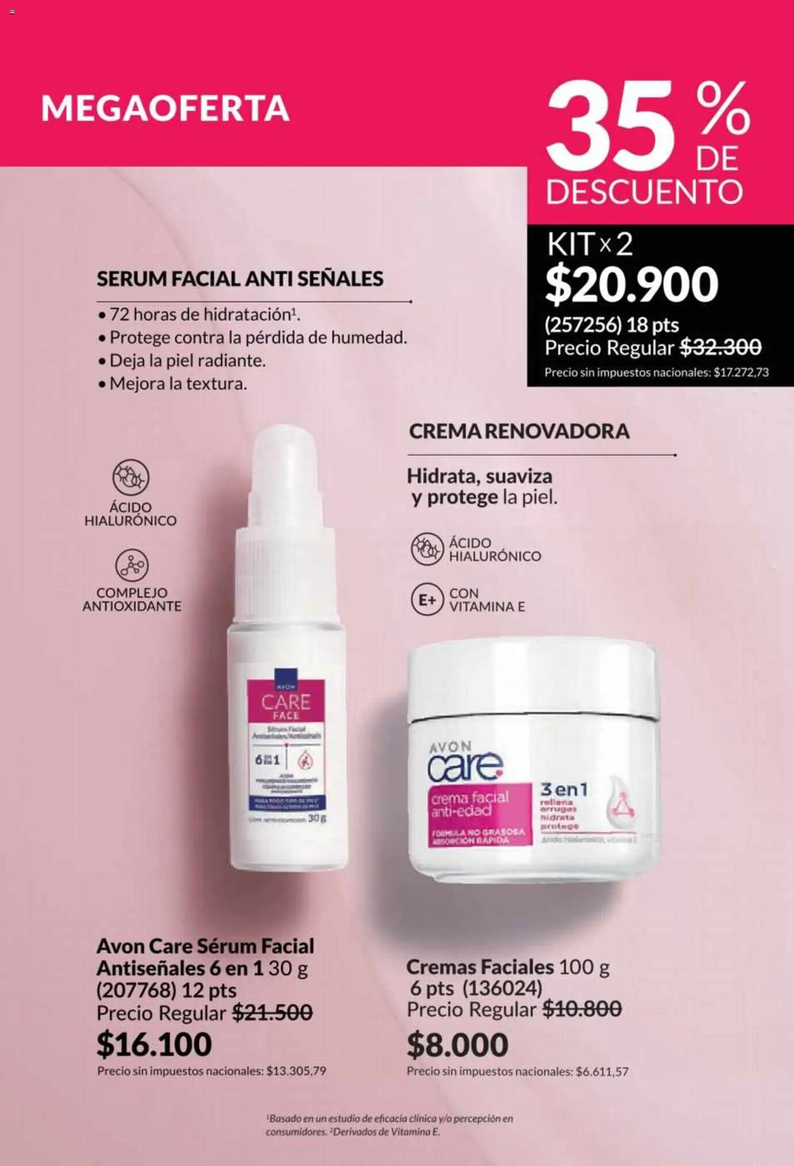 Catálogo AVON Campaña 5/2026 │ válido desde el 01.05.2026 | Página: 136 | Productos: Serum, Crema