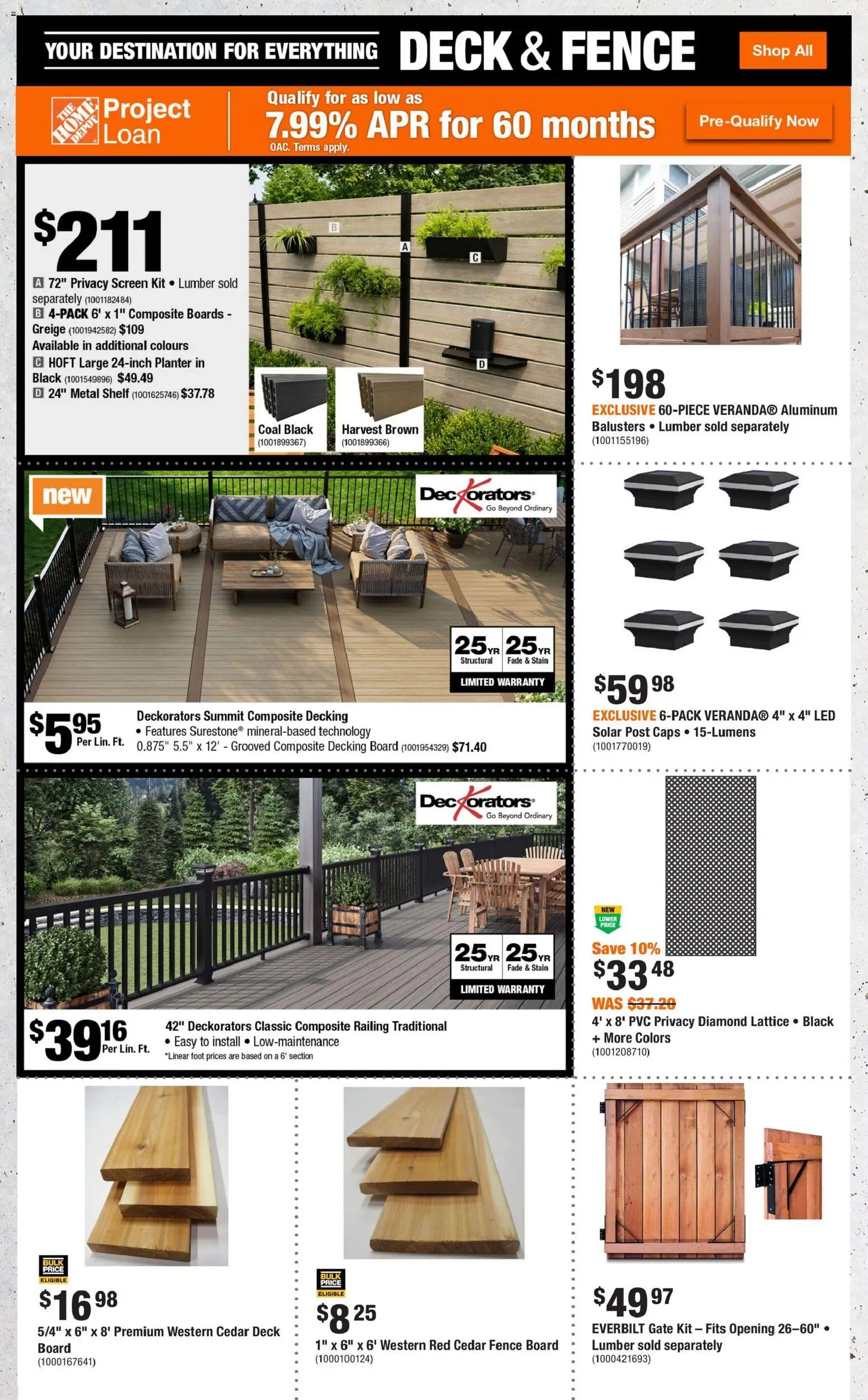 Home Depot flyer valid from Aug 6, 2026 | Page: 6 | Products: Shelf