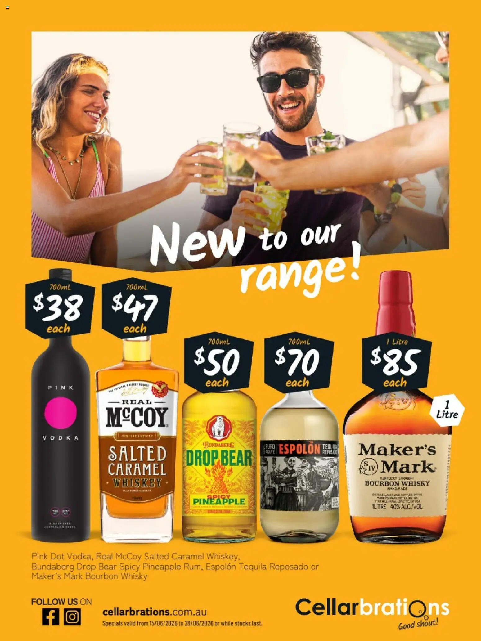 Cellarbrations catalogue - valid from 15.06.2026 | Page: 3 | Products: Handmade, Pineapple, Bourbon, Whiskey