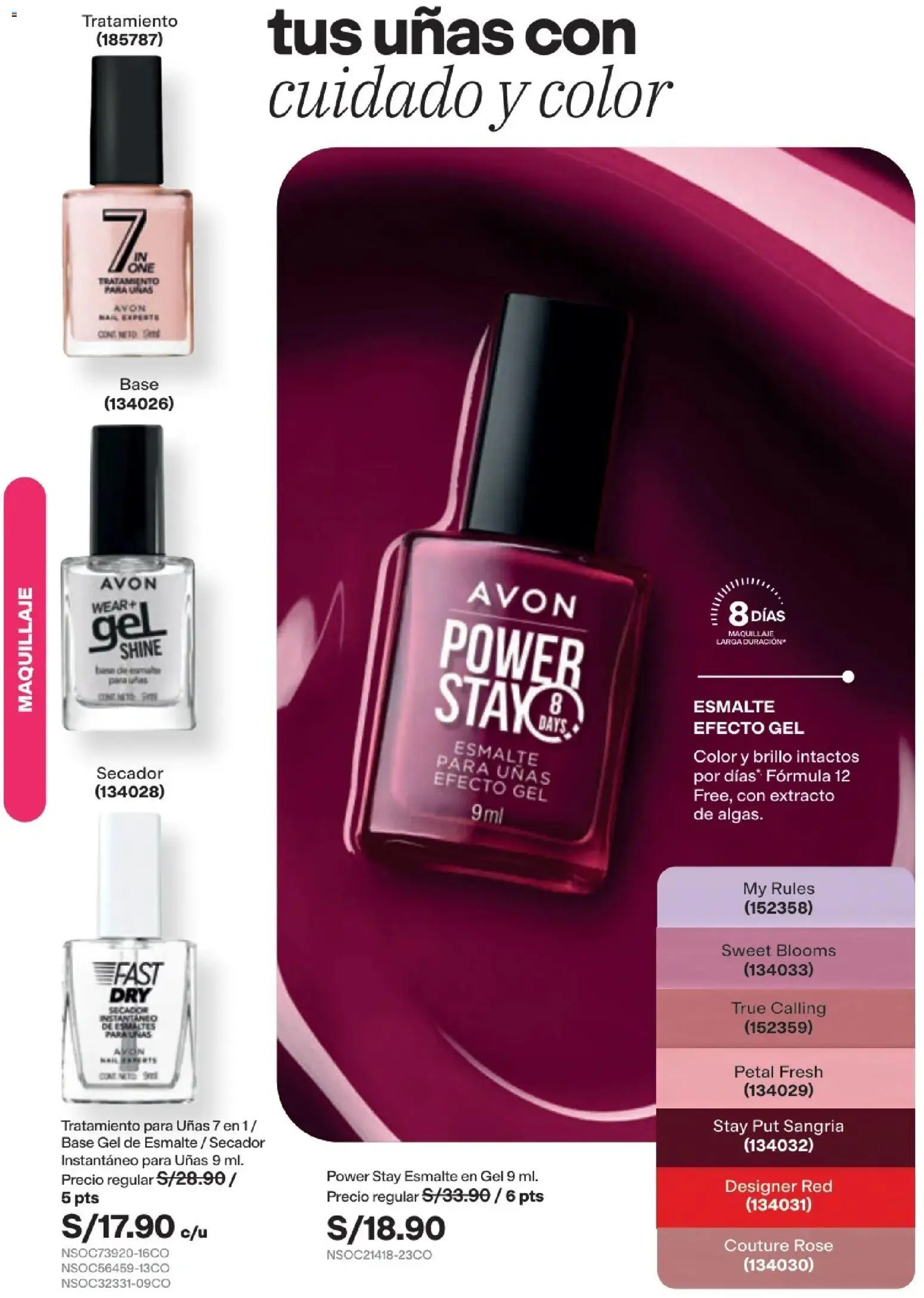 Catálogo Avon válido desde 29/08/2026 | Página: 35 | Productos: Maquillaje
