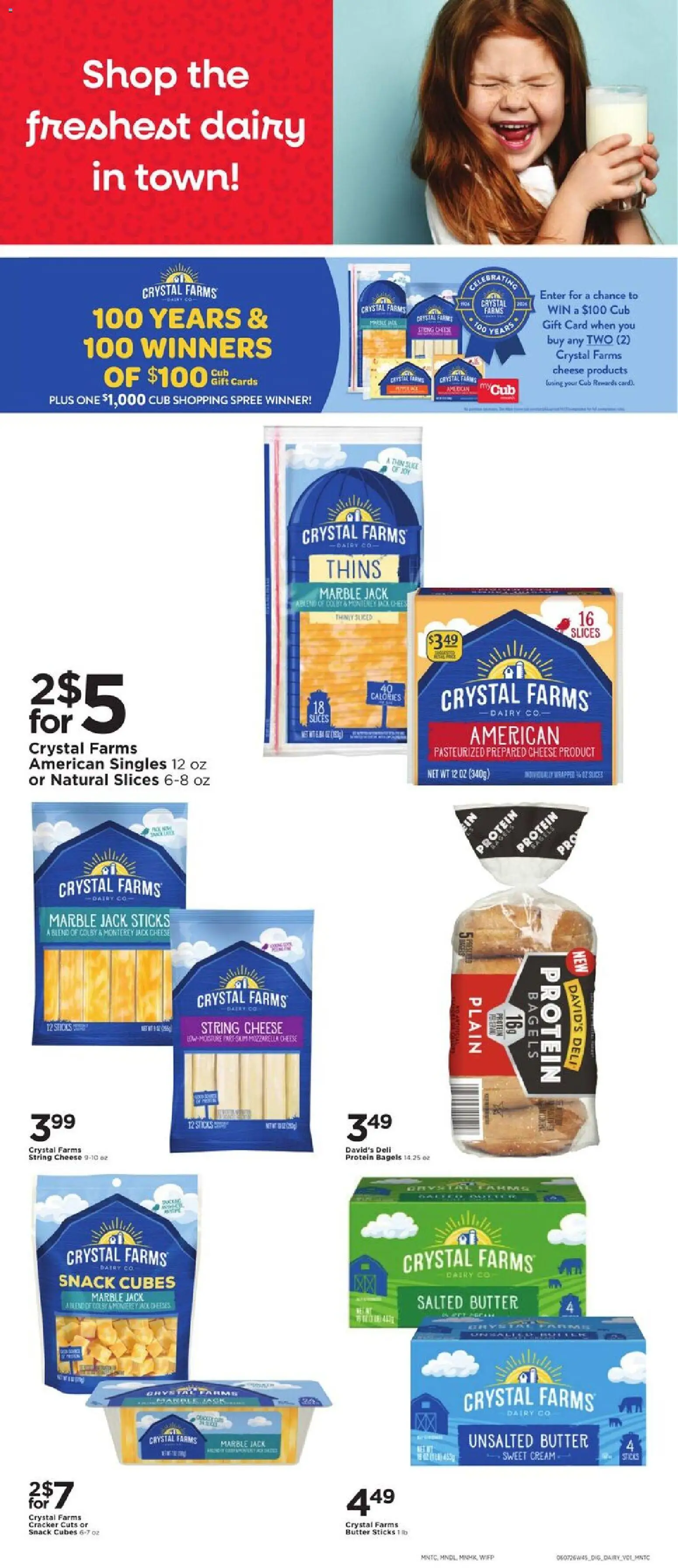 Cub Foods Weekly Savings - MN - valid from 07.06.2026 | Page: 10 | Products: Butter, Cheese, Cream