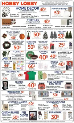 Preview of Hobby Lobby weekly ads valid from 08/16/2026
