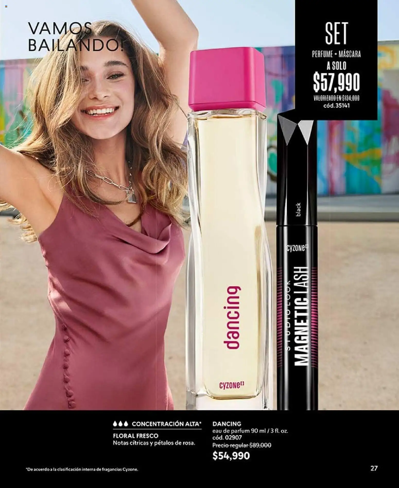 CyZone revista - valida desde el 07/09/2026 | Página: 27 | Productos: Perfume, Máscara