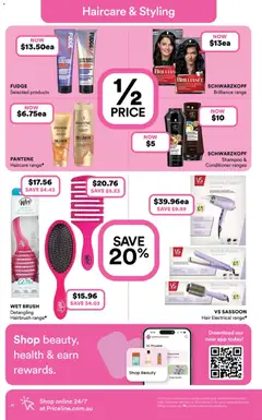 Preview of Priceline Pharmacy catalogue  - valid from 23.04.2026 | Page: 20 | Products: Shower, Shampoo, Conditioner, Collagen