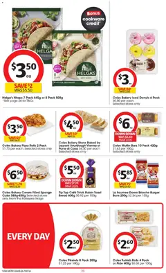 Preview of Coles catalogue  - valid from 06.05.2026 | Page: 23 | Products: Bread, Cookware, Cream, Bakery