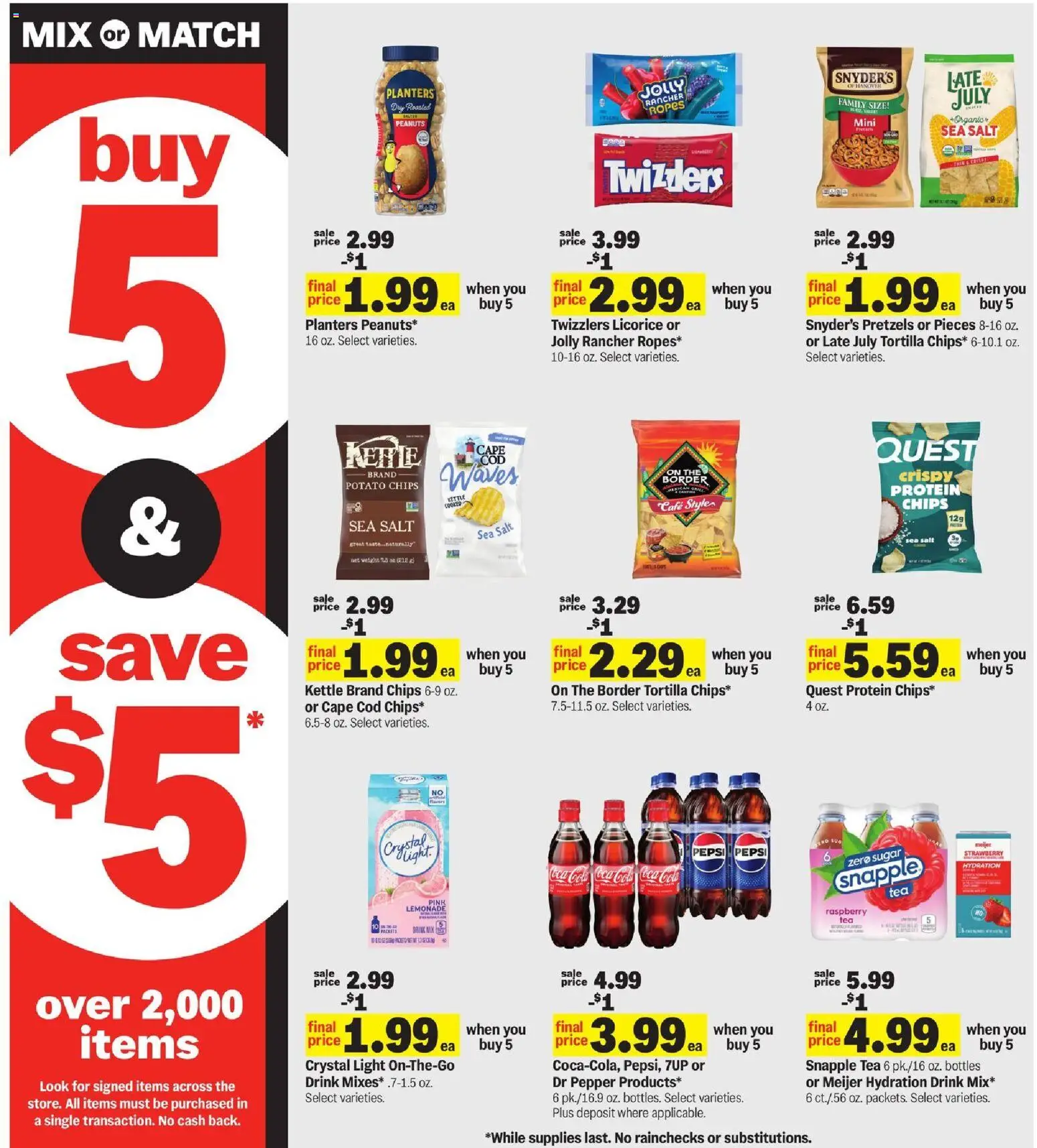 Meijer Weekly Ad - MI - valid from 06/24/2026 | Page: 13 | Products: Tea, Salt, Raspberry, Weight