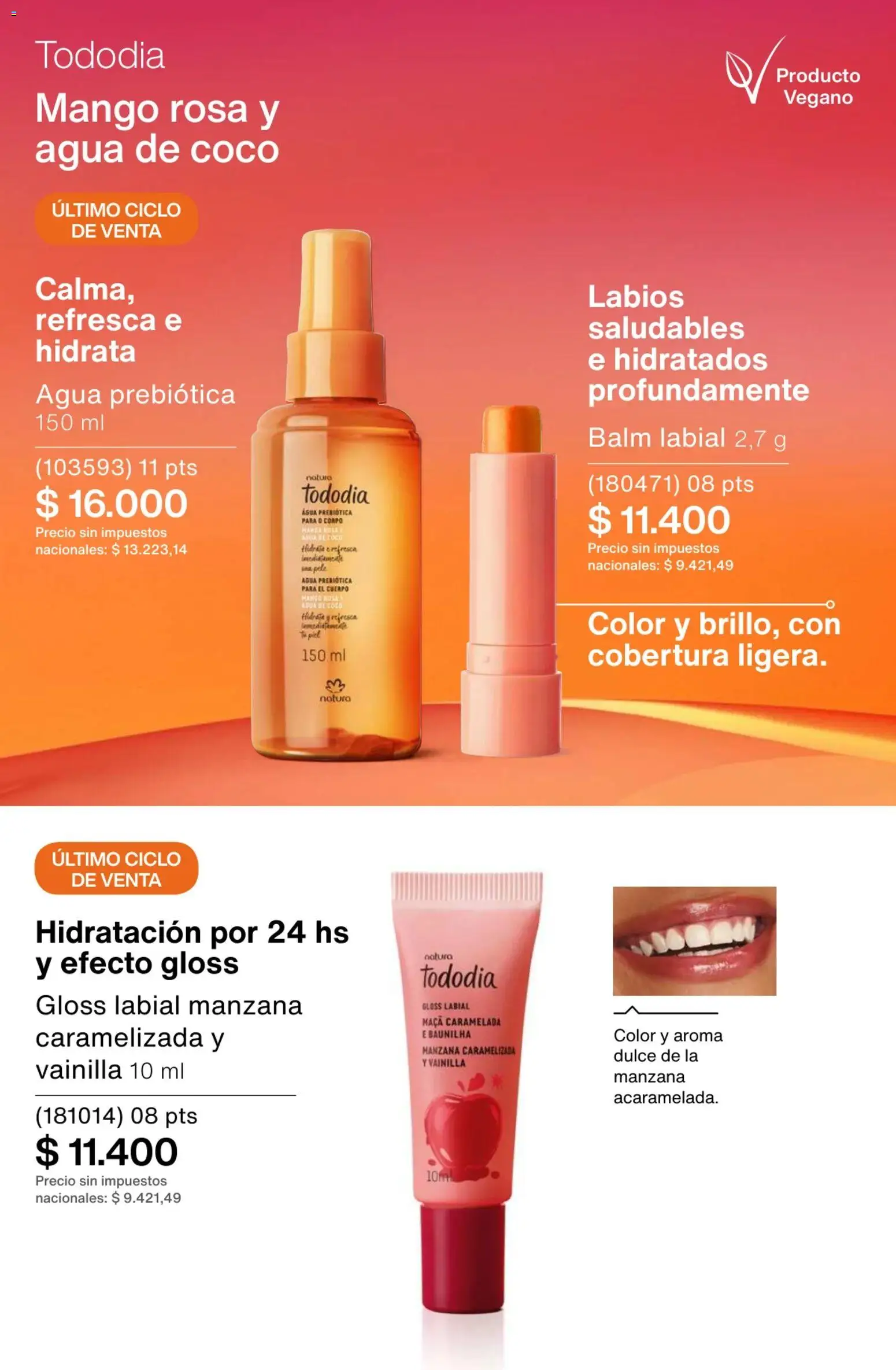 Catálogo Natura Ciclo 3 │ válido desde el 09/02/2026 | Página: 199 | Productos: Coco, Dulce, Manzana, Agua