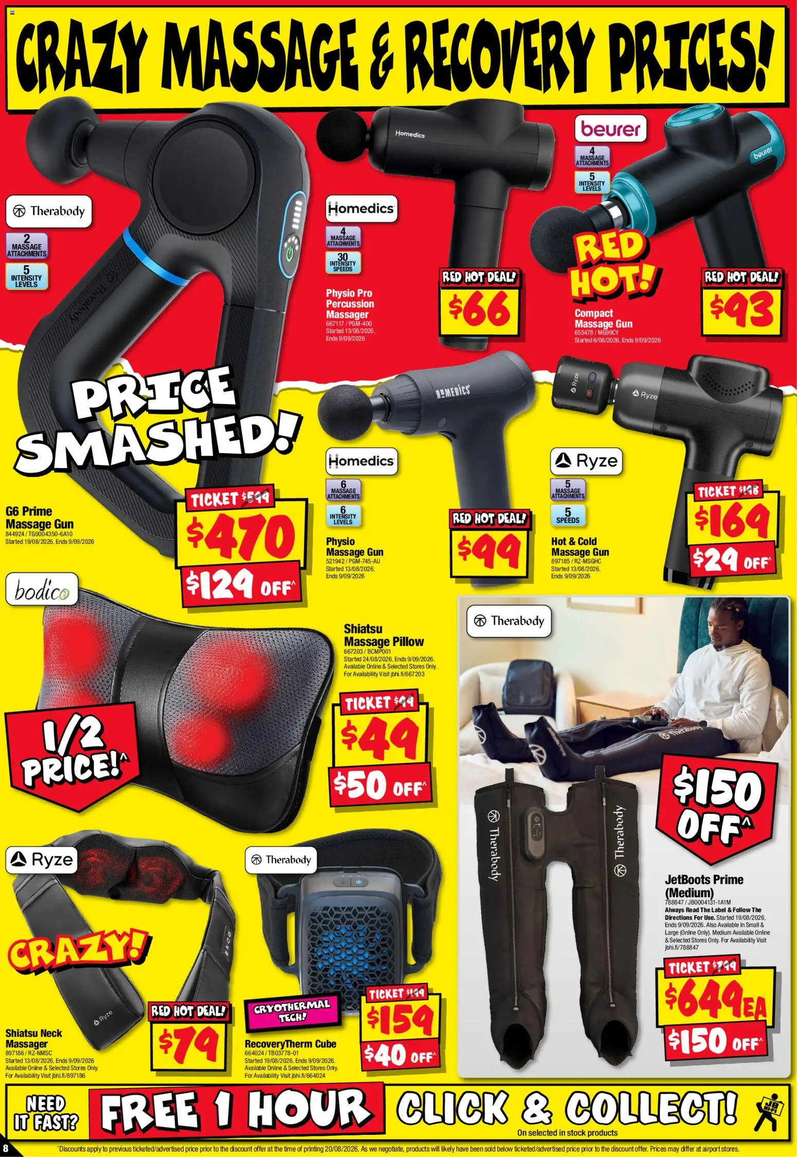JB Hi-Fi catalogue - valid from 03/09/2026 | Page: 8 | Products: Massage pillow, Pillow