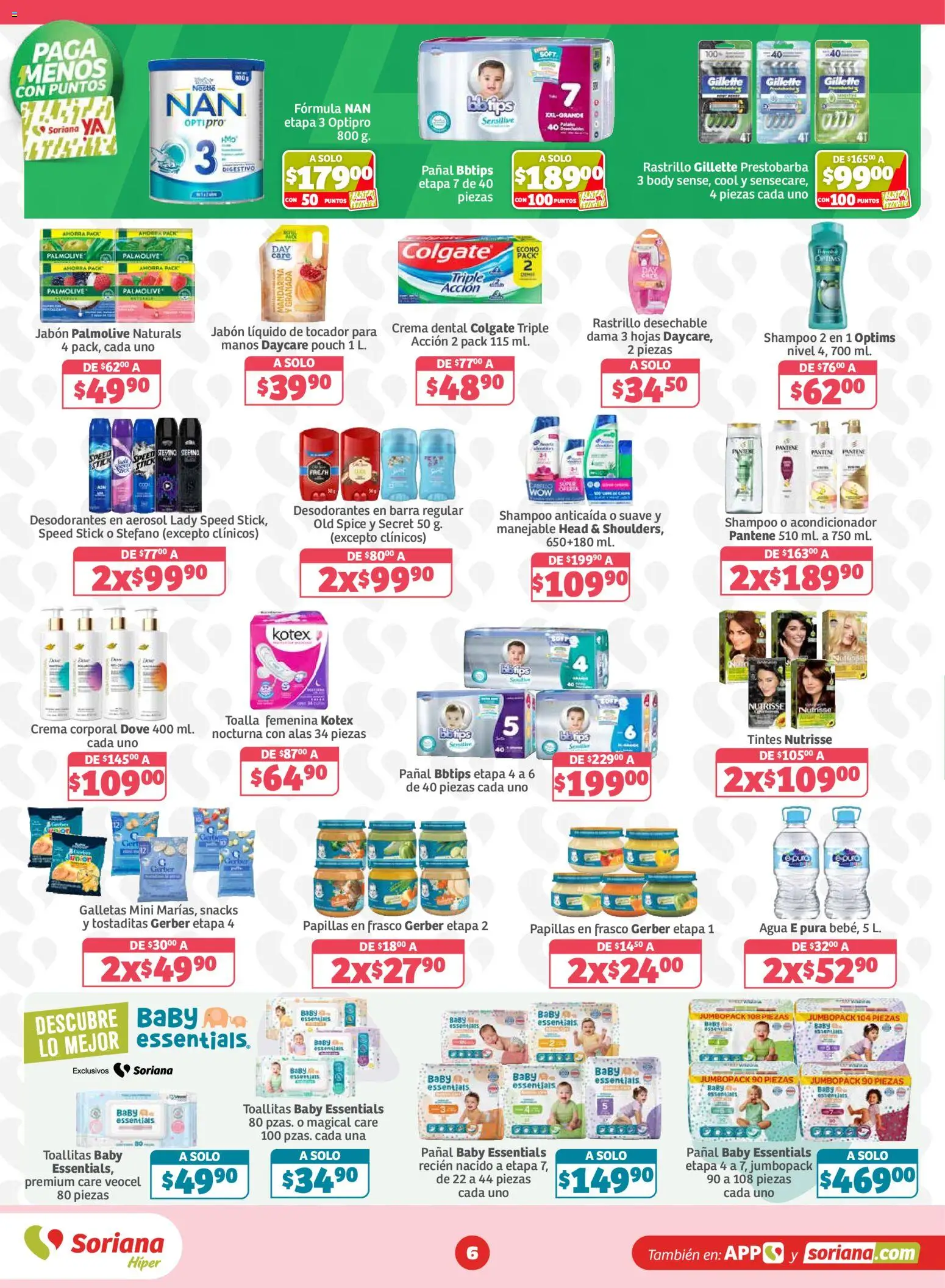 Nuevas ofertas de Soriana válidas en toda la República Mexicana desde el 28/08/2026. ¡Encuentra las mejores ofertas en Soriana Oferta se dice Soriana Híper Nacional! | Página: 6