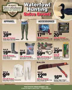 Preview of Bi-Mart weekly ads valid from 10/27/2026