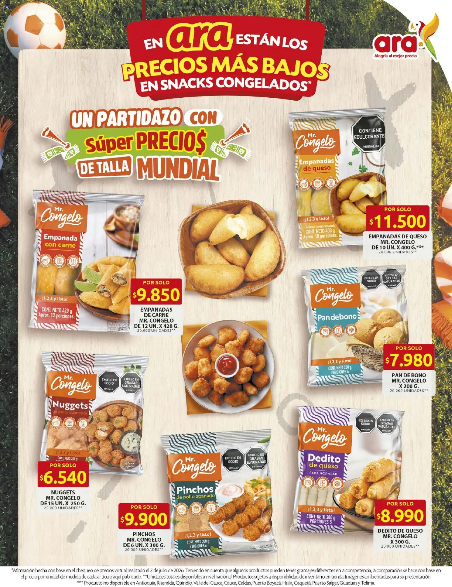 Ara revista - valida desde el 16/07/2026 | Página: 6 | Productos: Pollo, Queso, Pan