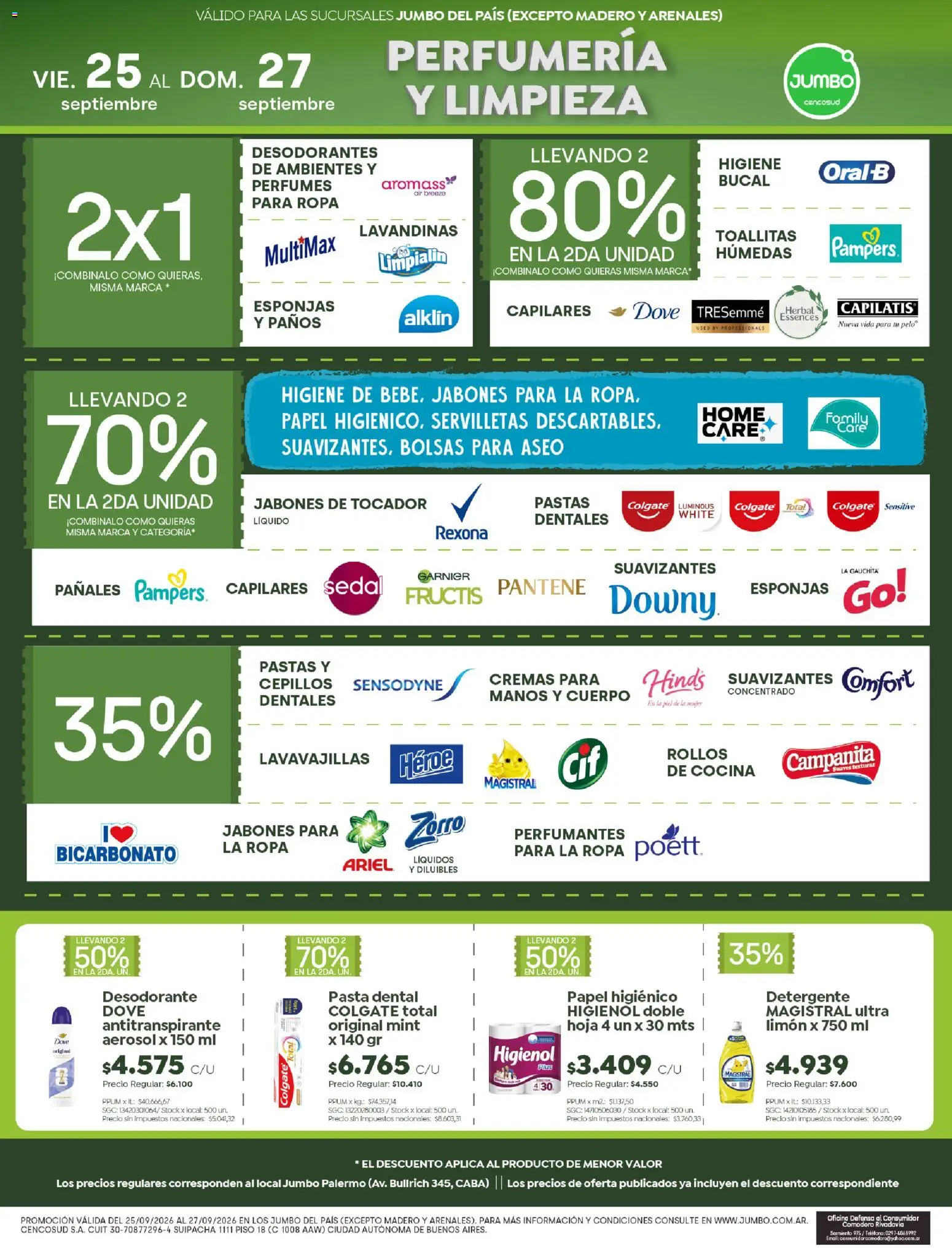 Jumbo - Ofertas | Rosario │ válido desde el 25/09/2026 | Página: 6 | Productos: Cocina, Perfumes, Detergente, Ropa