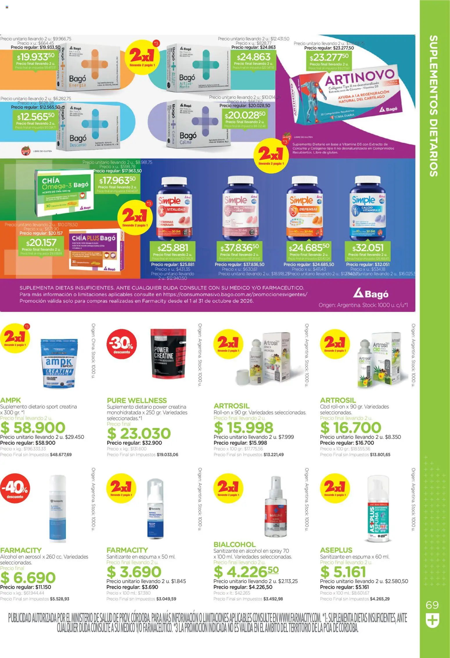 Farmacity catálogo │ válido desde el 01/10/2026 | Página: 69