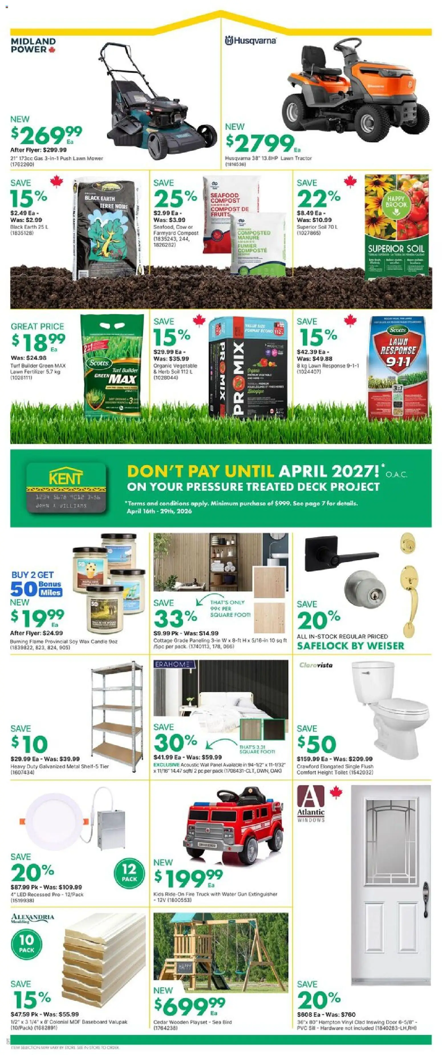 Kent flyer valid from 16.04.2026 | Page: 2 | Products: Mower