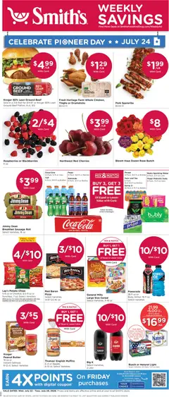 Preview of Smith's weekly ads valid from 07/22/2026
