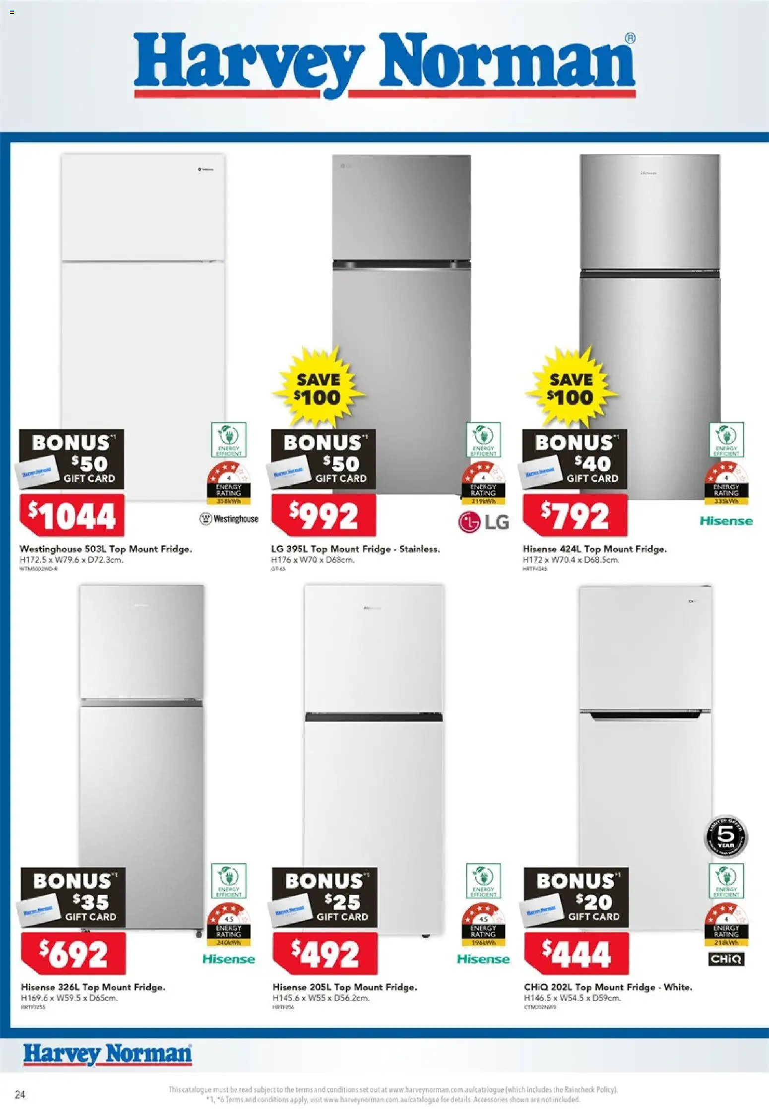 Harvey Norman catalogue - valid from 18.05.2026 | Page: 24 | Products: Accessories, Fridge