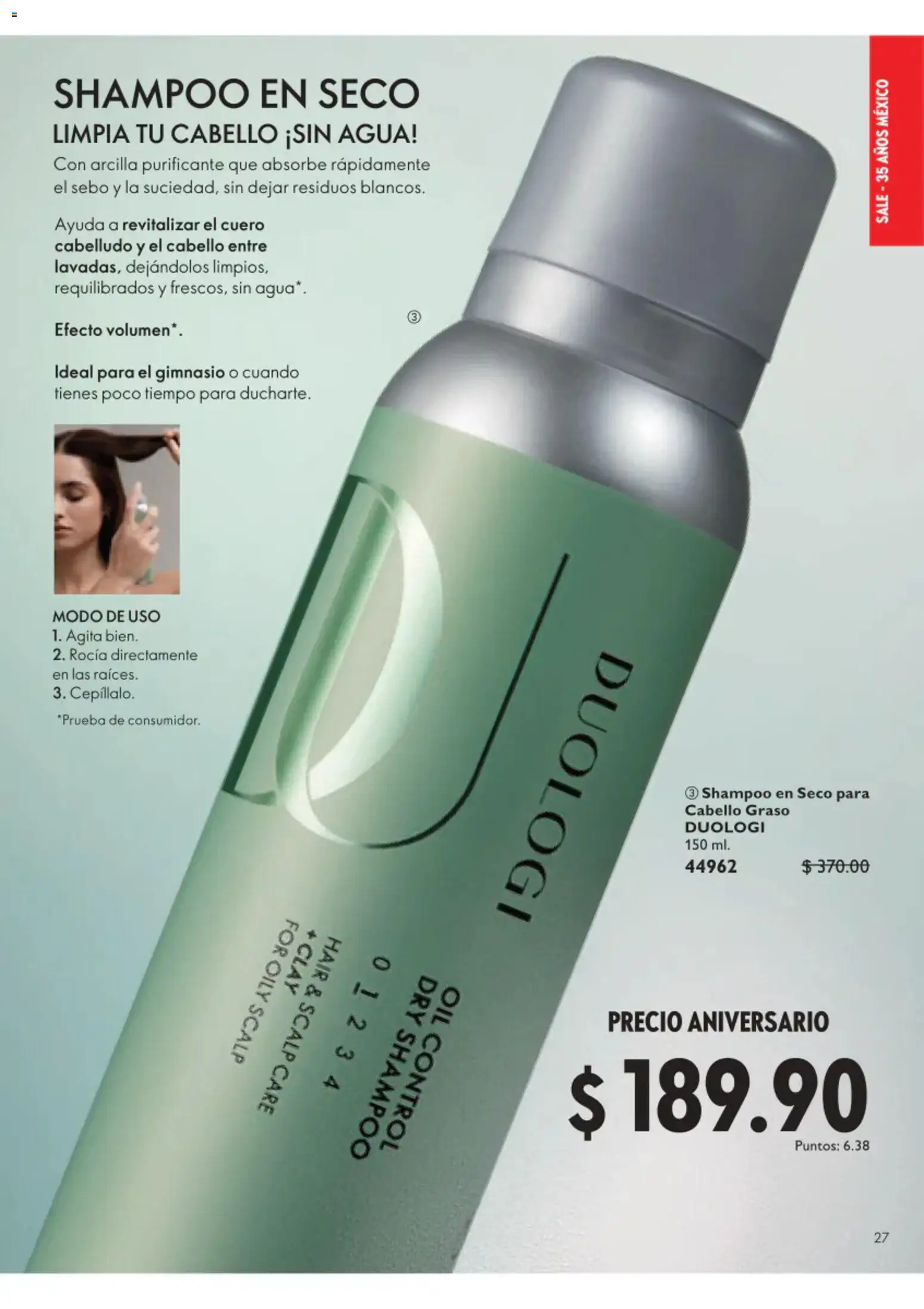 Nuevas ofertas de Oriflame válidas en toda la República Mexicana desde el 01/08/2026. ¡Encuentra las mejores ofertas en Oriflame campaña 11 2026! | Página: 27 | Productos: Agua