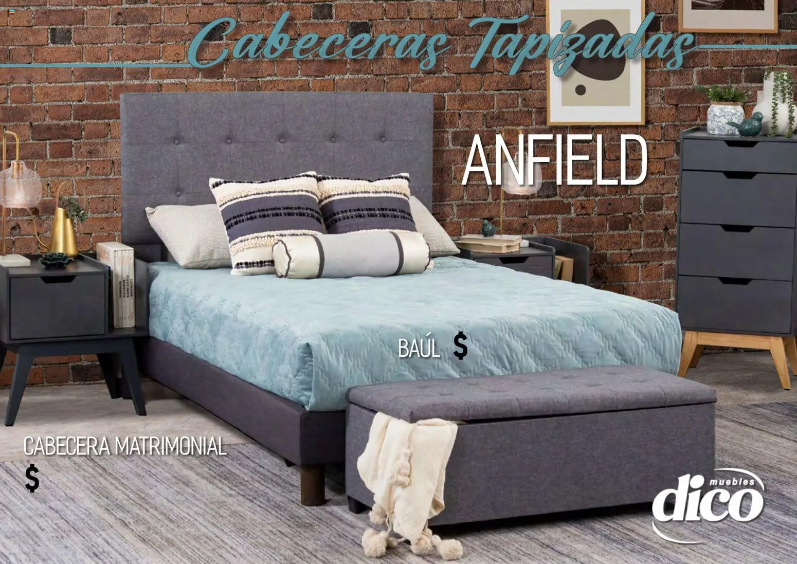 Nuevas ofertas de Muebles Dico válidas en toda la República Mexicana desde el 01.04.2026. ¡Encuentra las mejores ofertas en Muebles Dico catálogo Camas tapizadas ! | Página: 16 | Productos: Cabecera