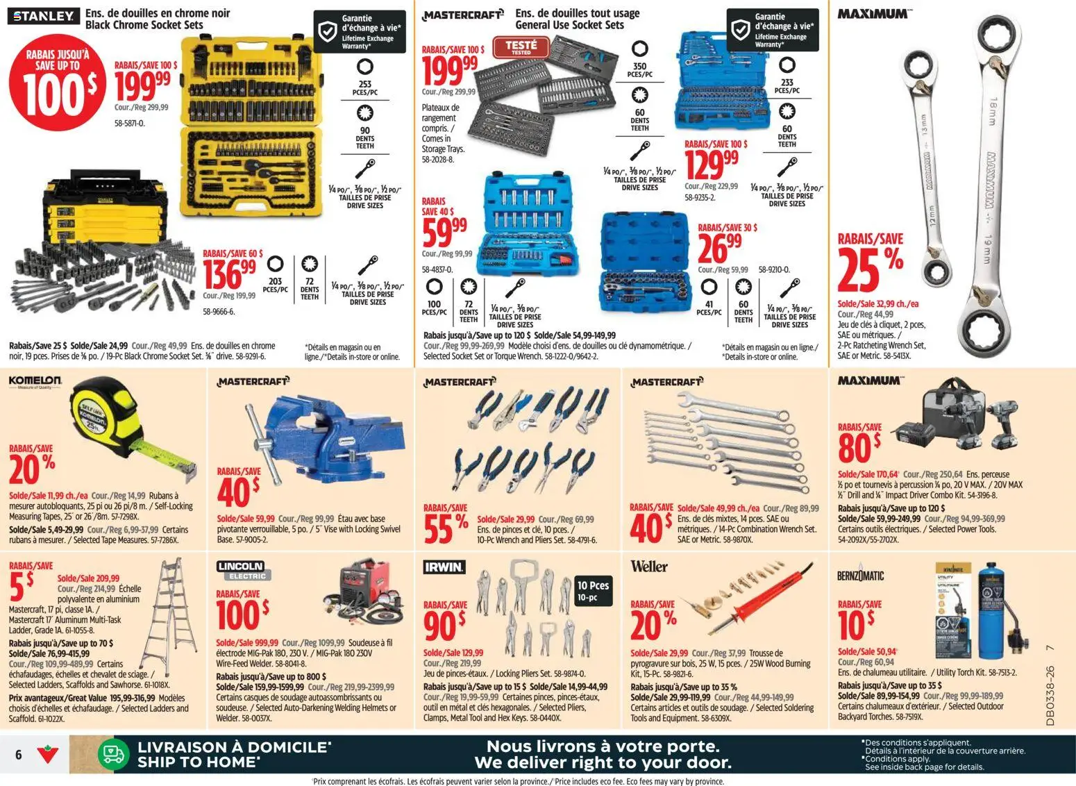 Canadian Tire flyer valid from Sep 17, 2026 | Page: 6 | Products: Tools, Socket