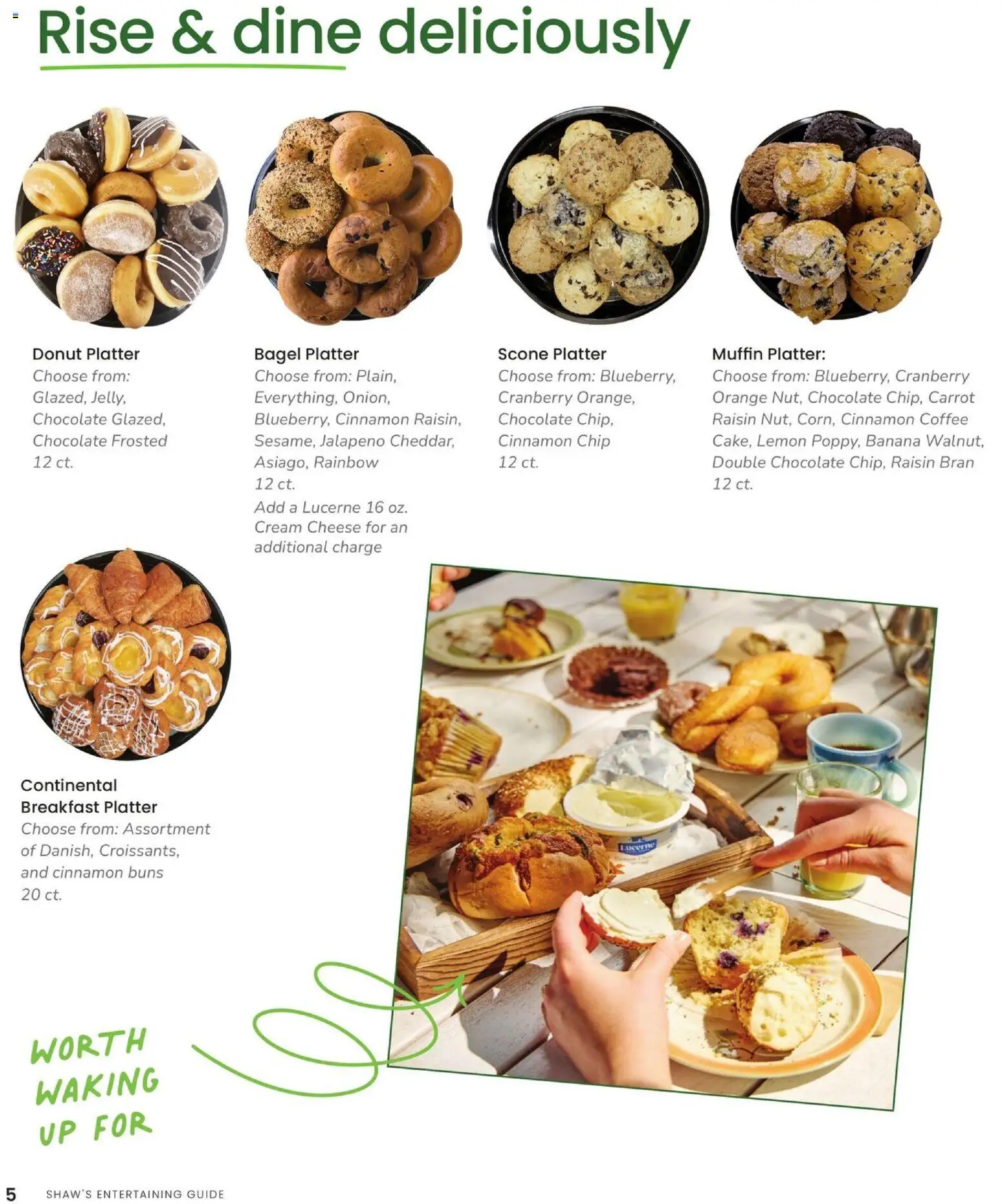 Shaw's Entertainment Guide - valid from 11/28/2025 | Page: 6 | Products: Bakery, Prosciutto, Salad, Parmesan